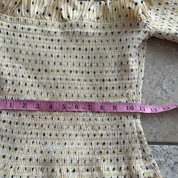 CAROLINE CONSTAS Calida Smocked Top - Picture 12 of 16